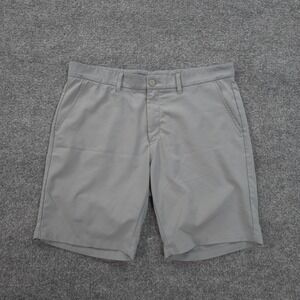Primo Shorts Mens 36 Gray 9" Stretch Chino Casual Golf Performance Athletic